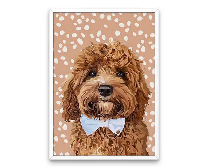 Custom Framed Single Pet Portrait - Image 4