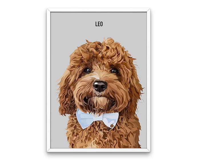 Custom Framed Single Pet Portrait - Image 5