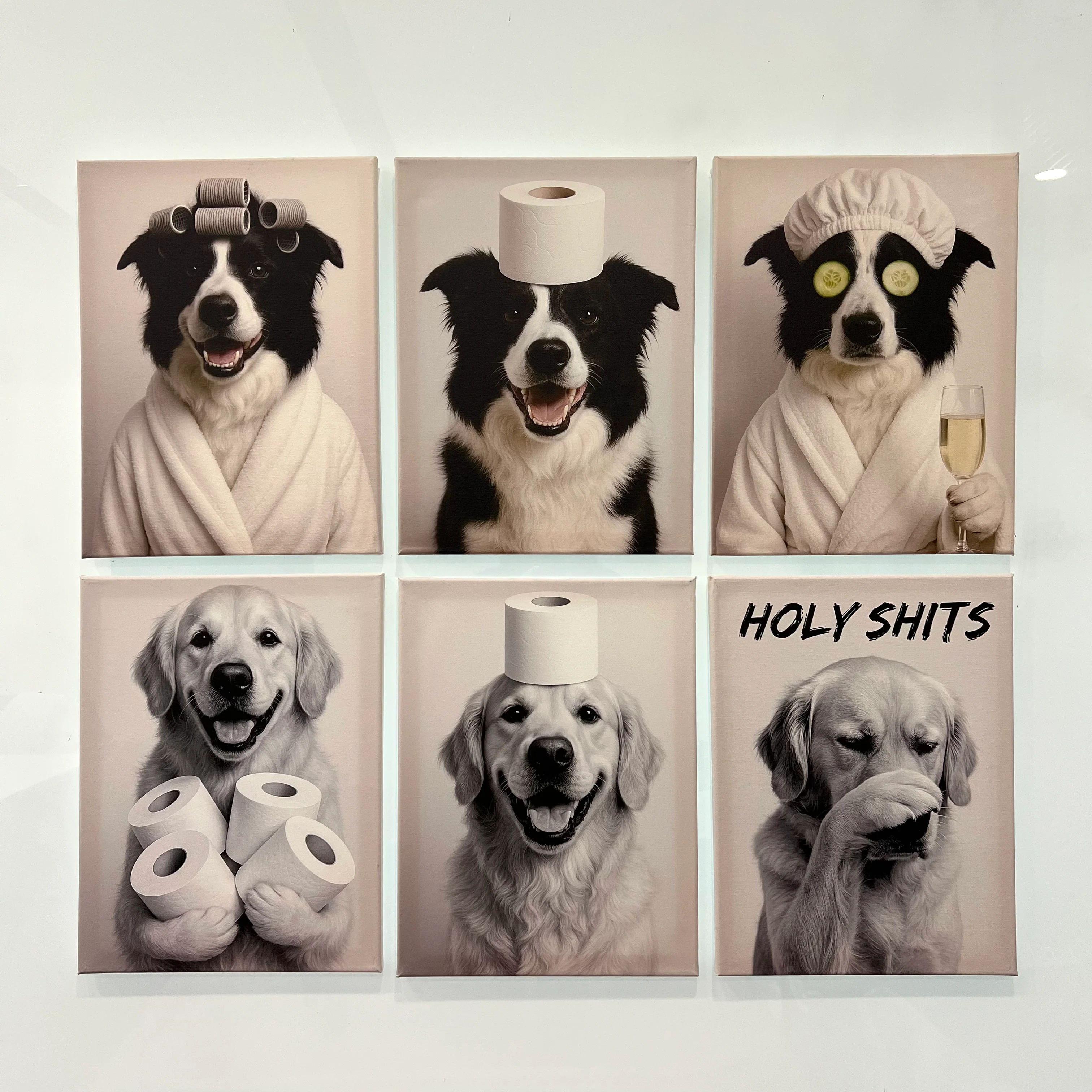 Custom Funny Pet Bathroom Wall Art - Image 3