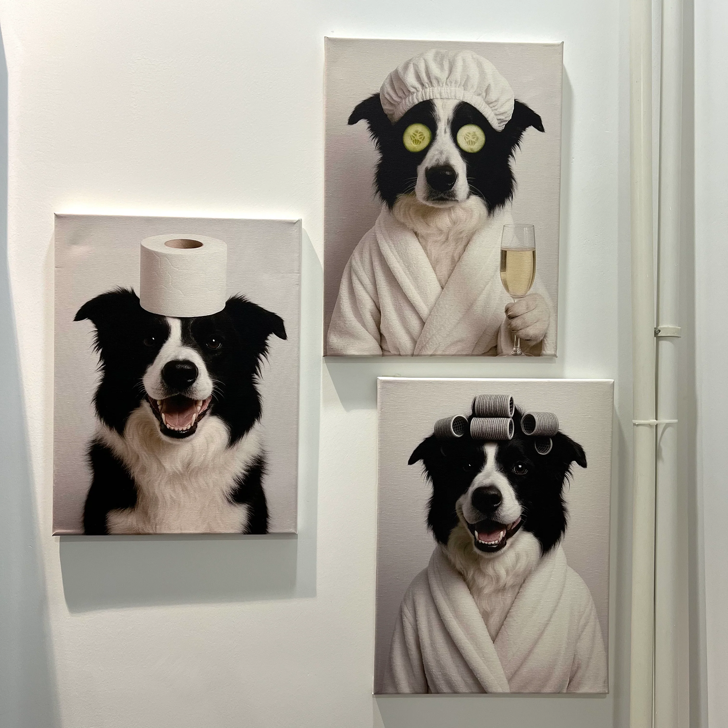 Custom Funny Pet Bathroom Wall Art - Image 4