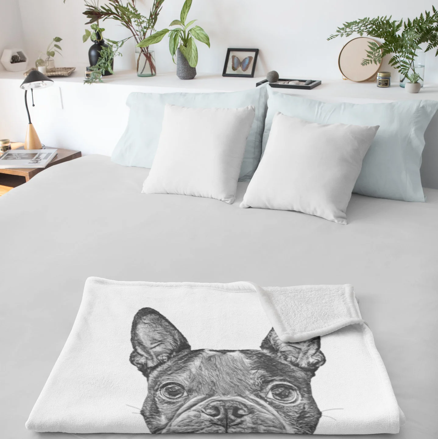 Custom Pet Pen Art Portrait Blanket - Image 3