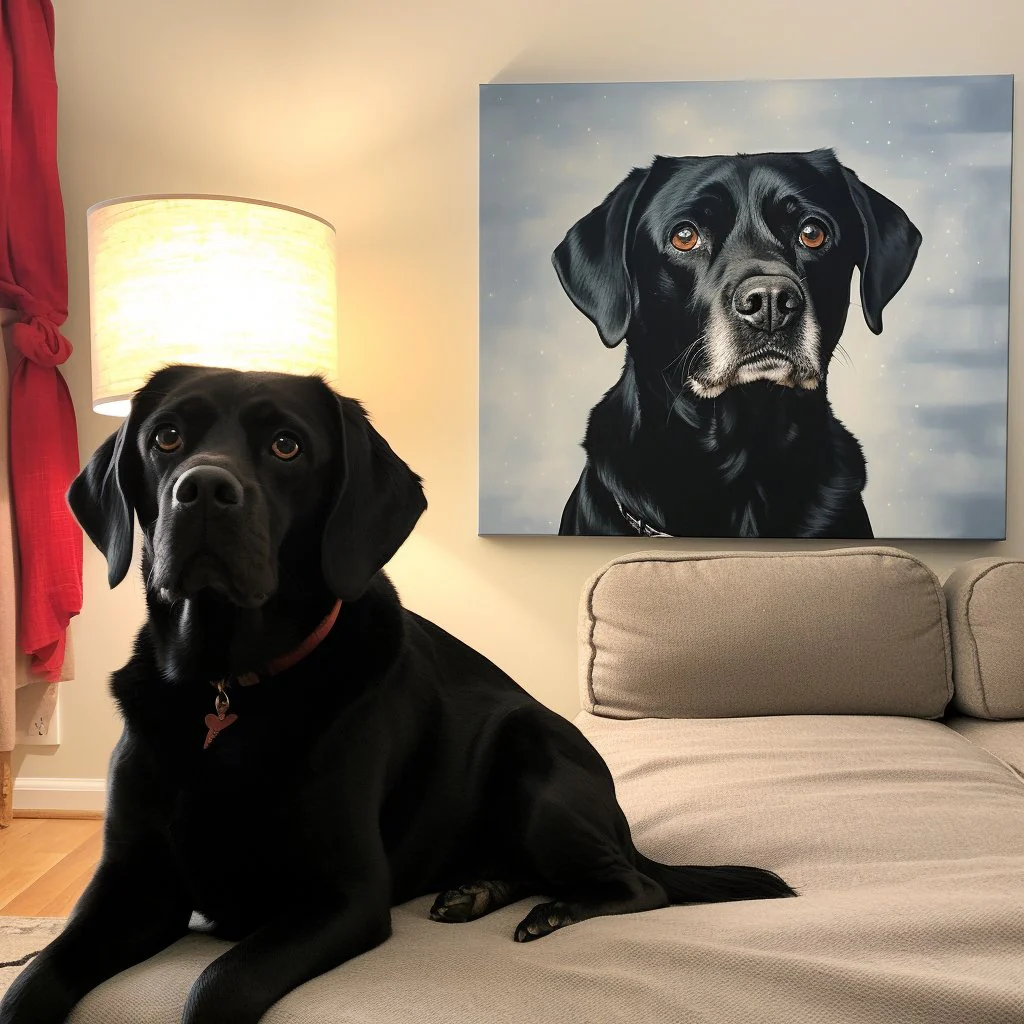 Custom Pet Portrait - Modern Style - Image 3