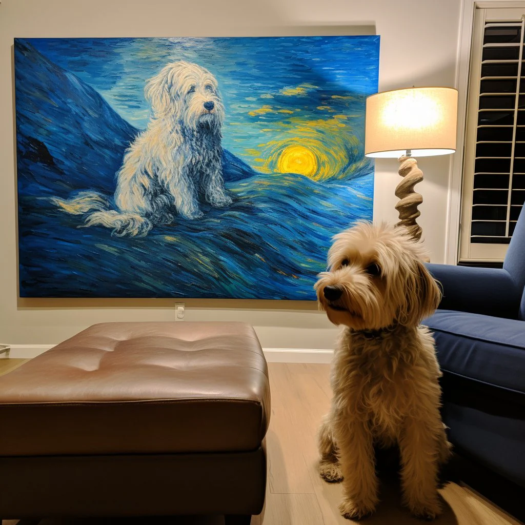 Custom Pet Portrait - Van Gogh Style - Image 5