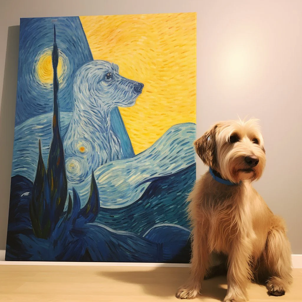Custom Pet Portrait - Van Gogh Style - Image 6