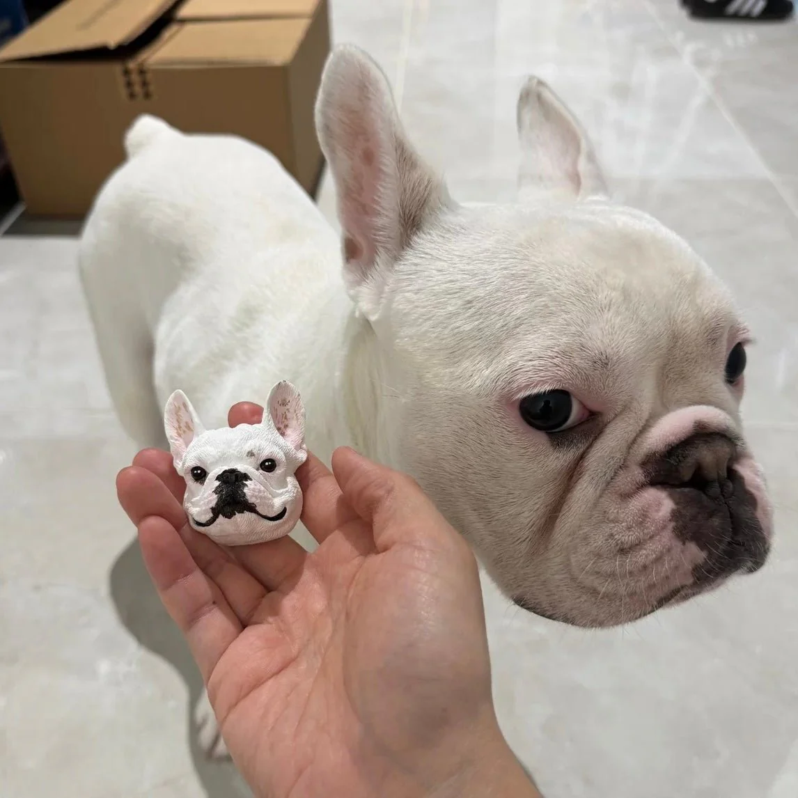 Custom Pet Sculpture – Multifunctional Pet Portrait Fridge Magnet and Car Air Freshener - Image 4