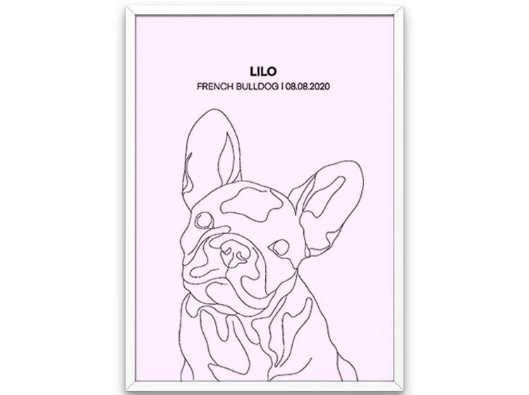 Custom Pet Silhouette Photo Frame - Image 6