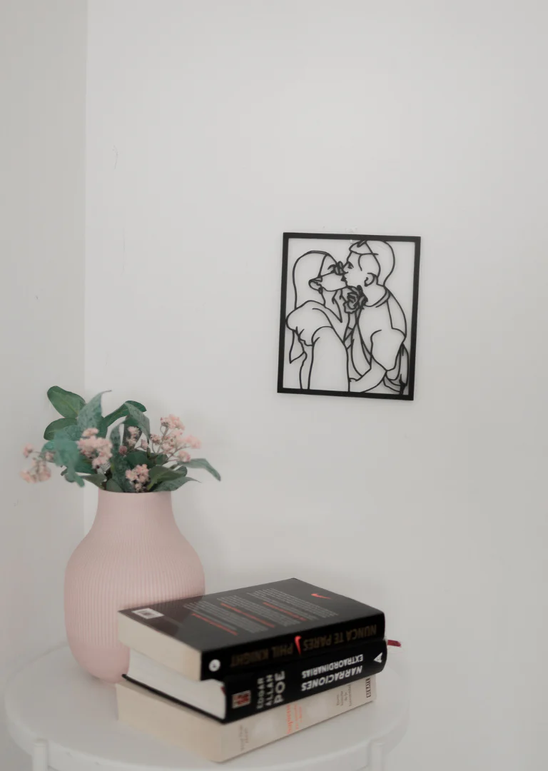 Custom Portrait Outline Metal Sign - Image 11