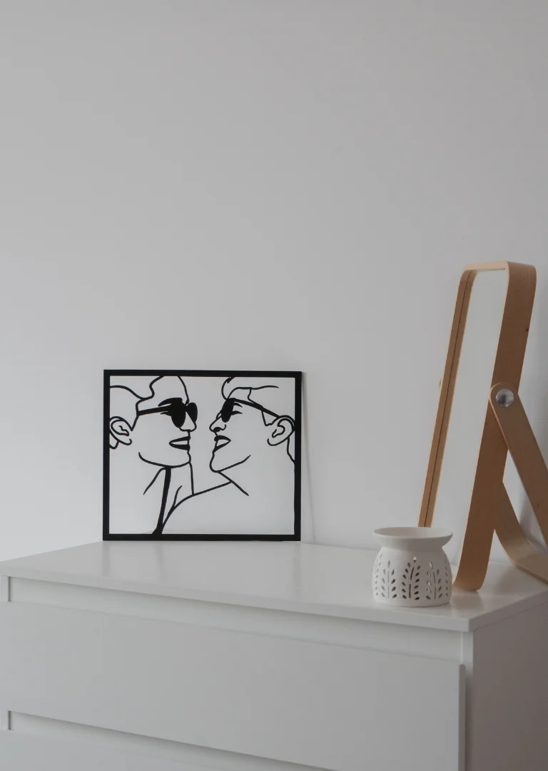 Custom Portrait Outline Metal Sign - Image 14