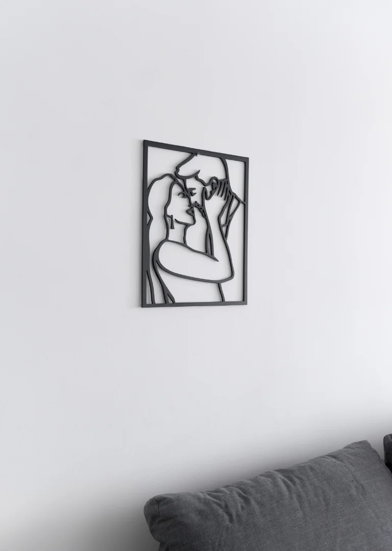 Custom Portrait Outline Metal Sign - Image 15