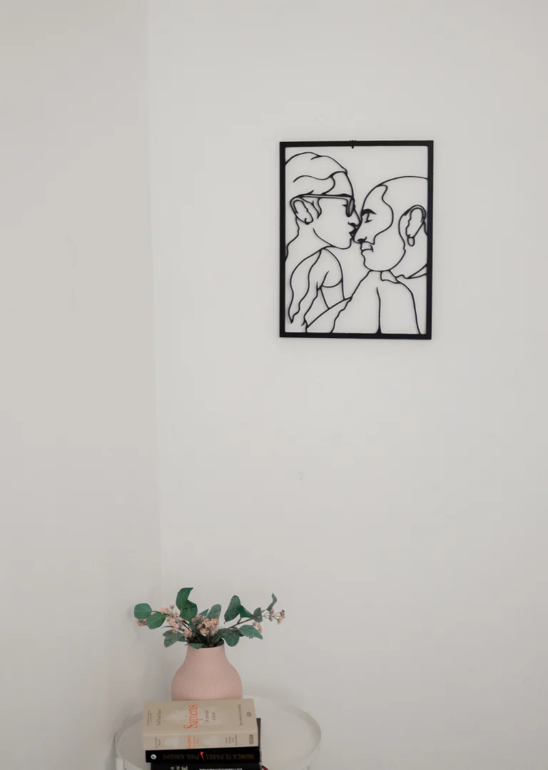 Custom Portrait Outline Metal Sign - Image 16