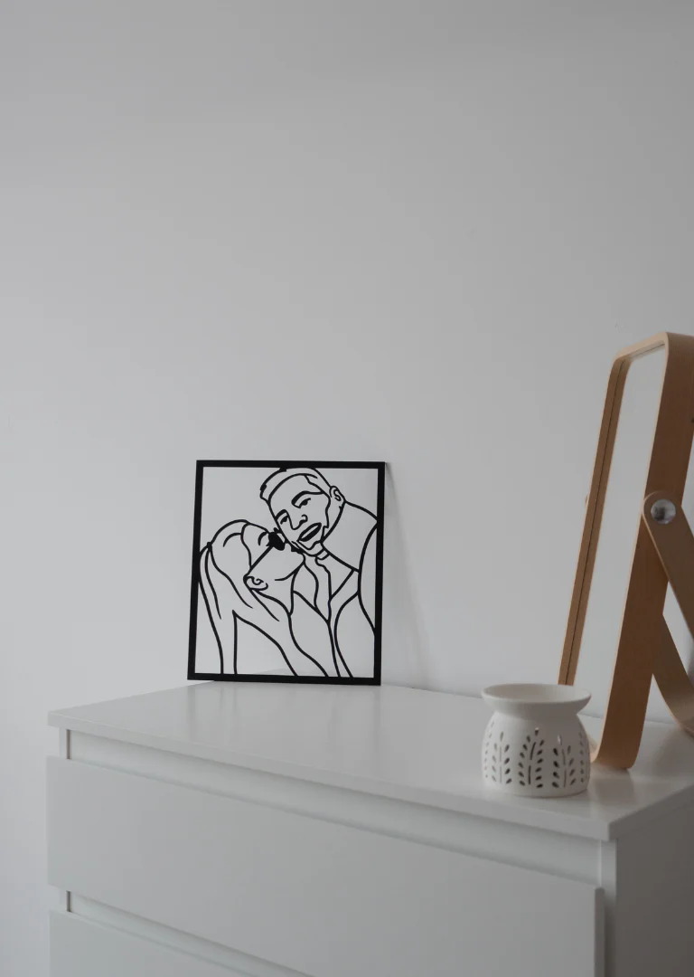 Custom Portrait Outline Metal Sign - Image 19