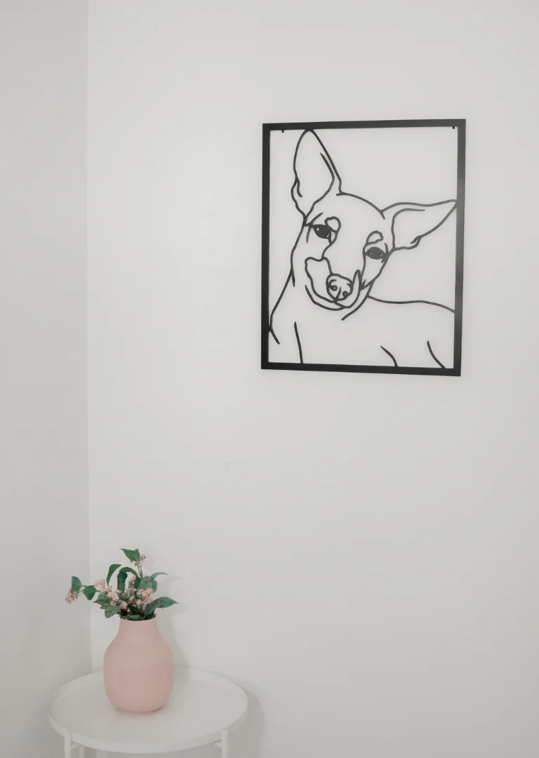 Custom Portrait Outline Metal Sign - Image 21