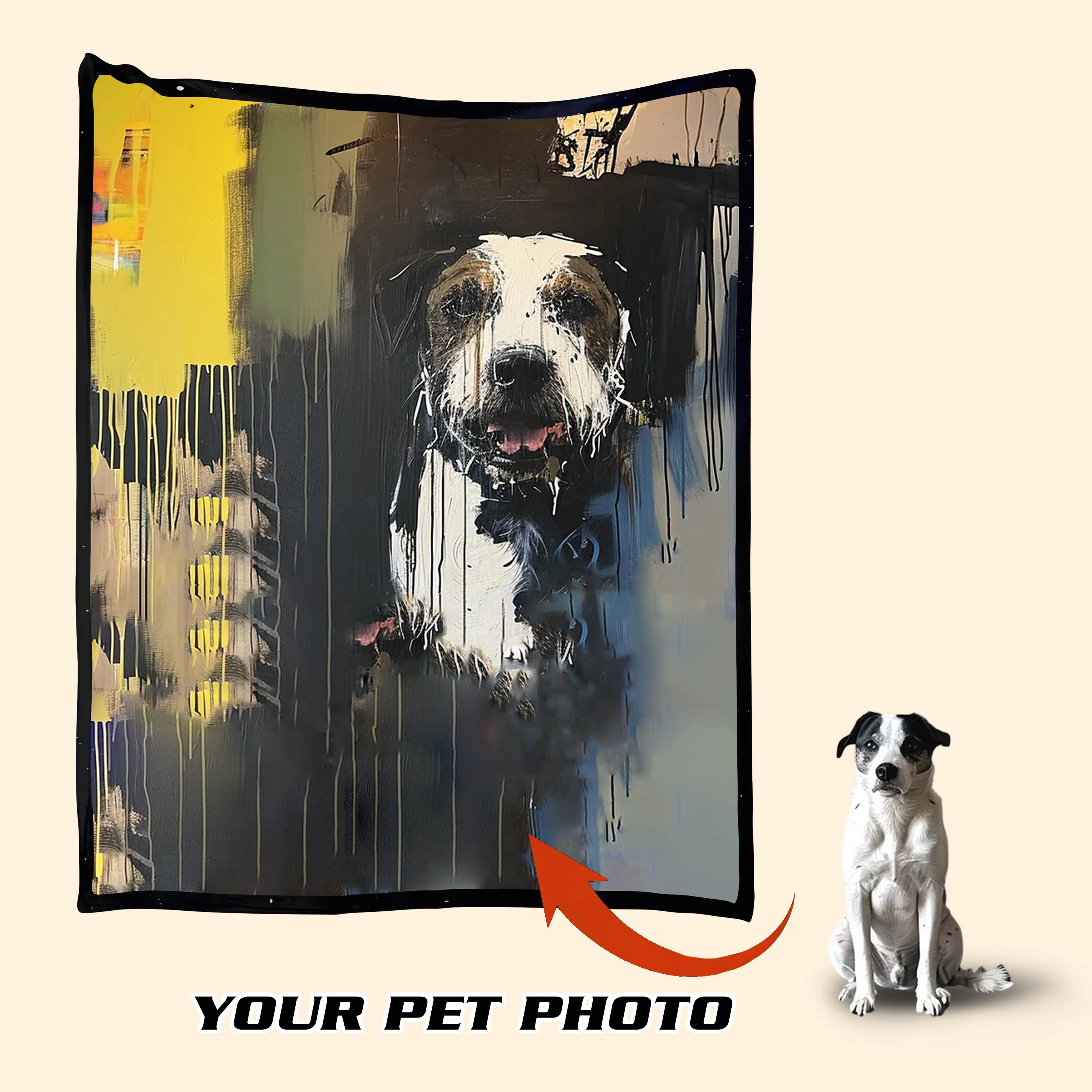 Customize Your Pet’s Exclusive Oil Painting Blanket - Image 3