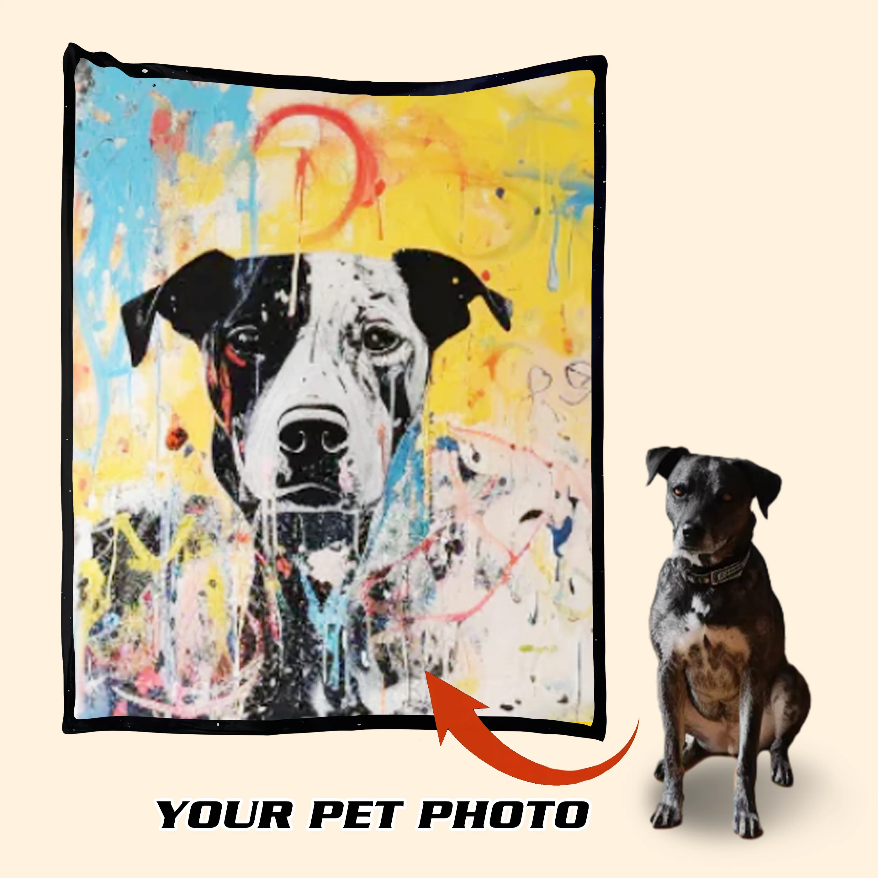 Customize Your Pet’s Exclusive Oil Painting Blanket - Image 4