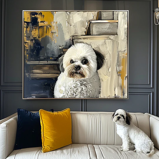 Graffiti-Wheat Field Canvas - Image 3