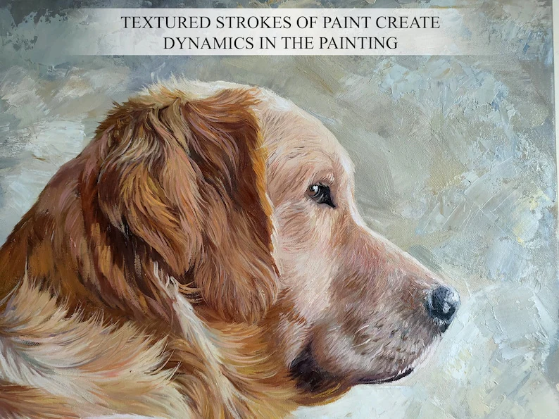 Oil painting commission, Custom oil portrait, Custom dog oil painting - Image 5
