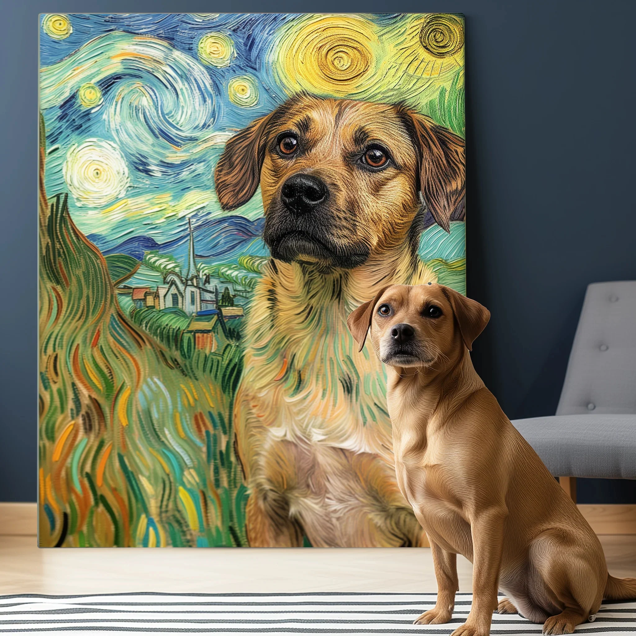 VG-Starry Night Canvas - Image 5