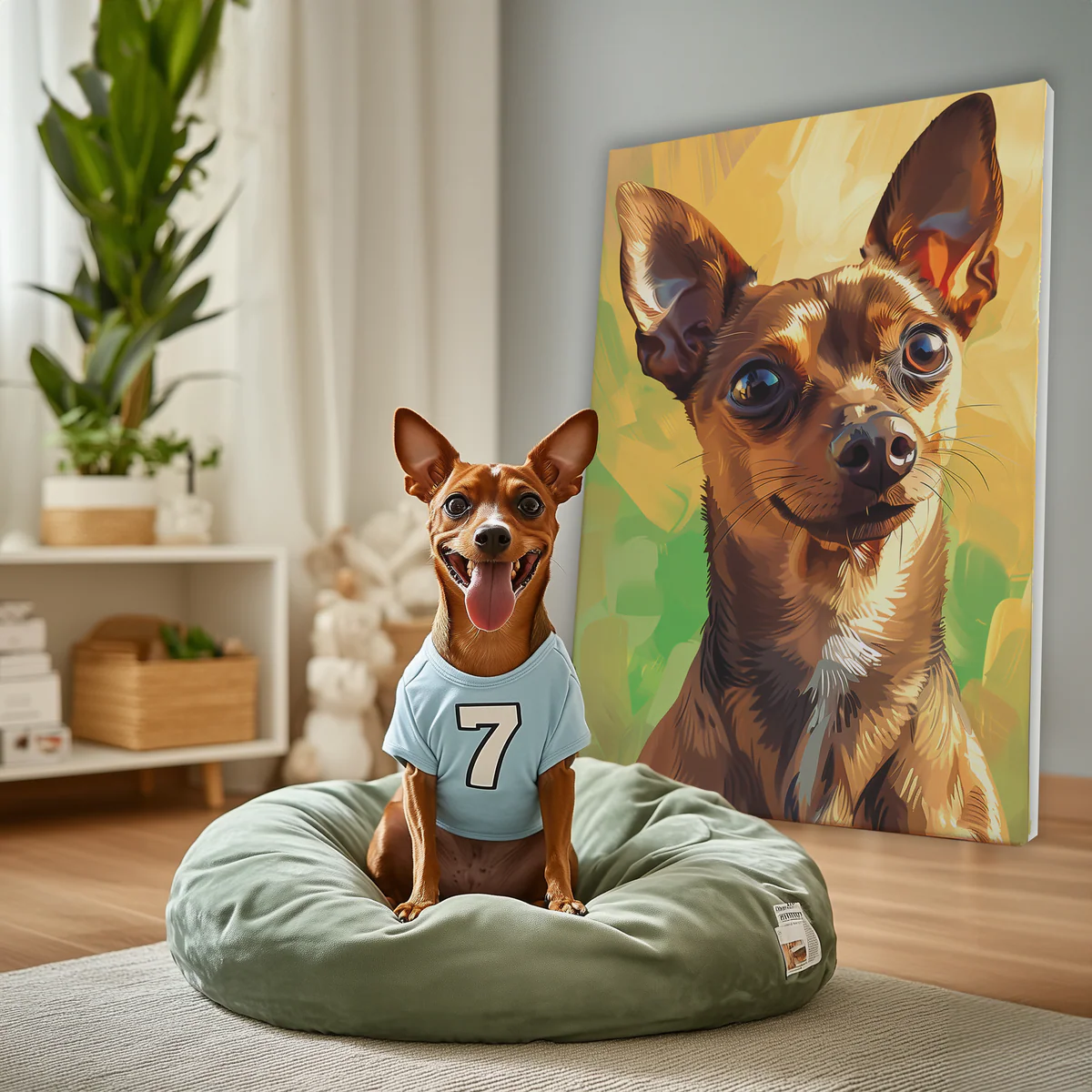 Whimsical Custom Pet Portrait - Image 3