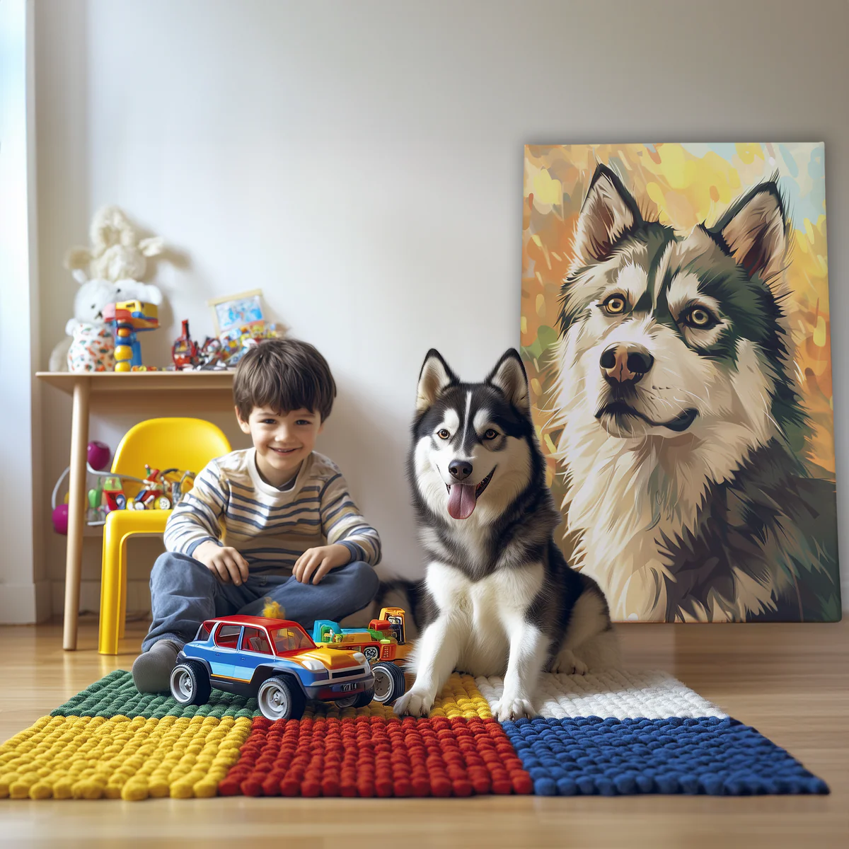 Whimsical Custom Pet Portrait - Image 5