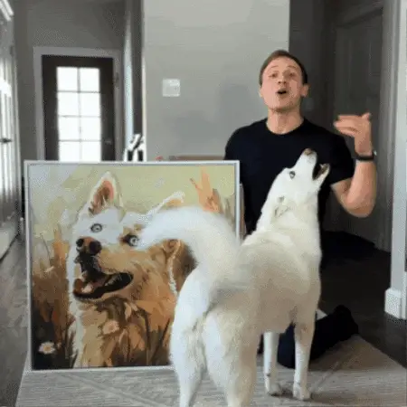 Whimsical Custom Pet Portrait - Image 7